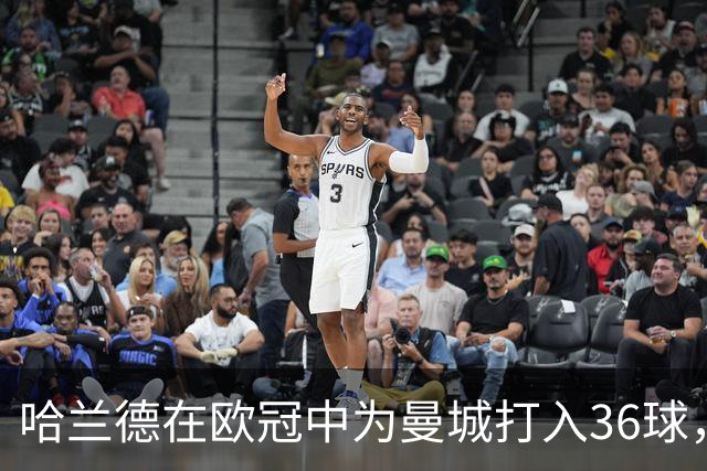 哈兰德在欧冠中为曼城打入36球，平阿圭罗成历史射手王