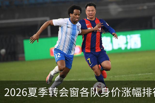 2026夏季转会窗各队身价涨幅排行榜